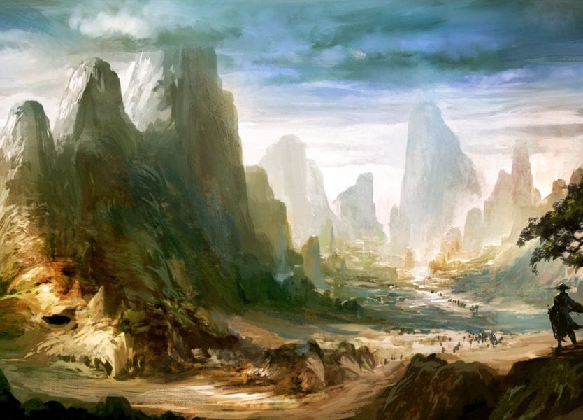 chinese dragon landscape