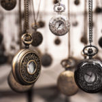 Assorted silver colored pocket watch lot selective focus photo